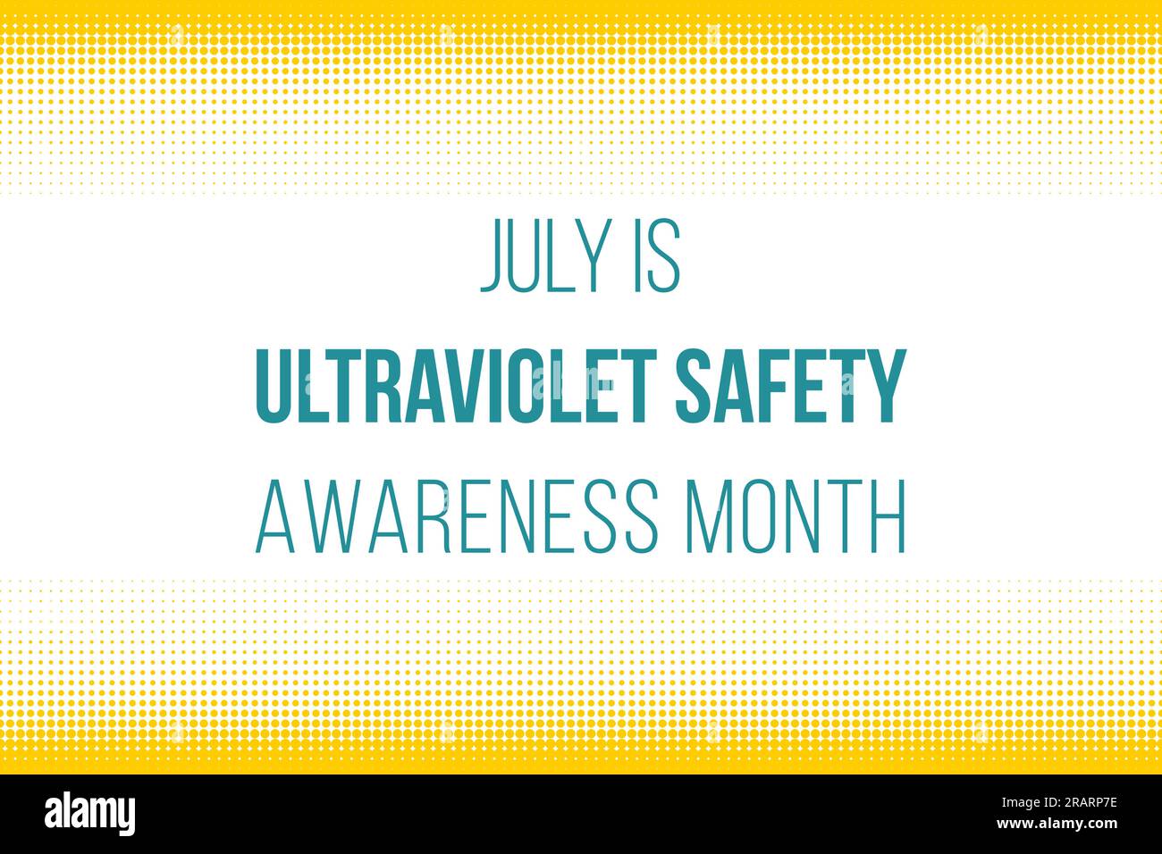 Social media announcement poster for Ultraviolet Safety Awareness Month ...