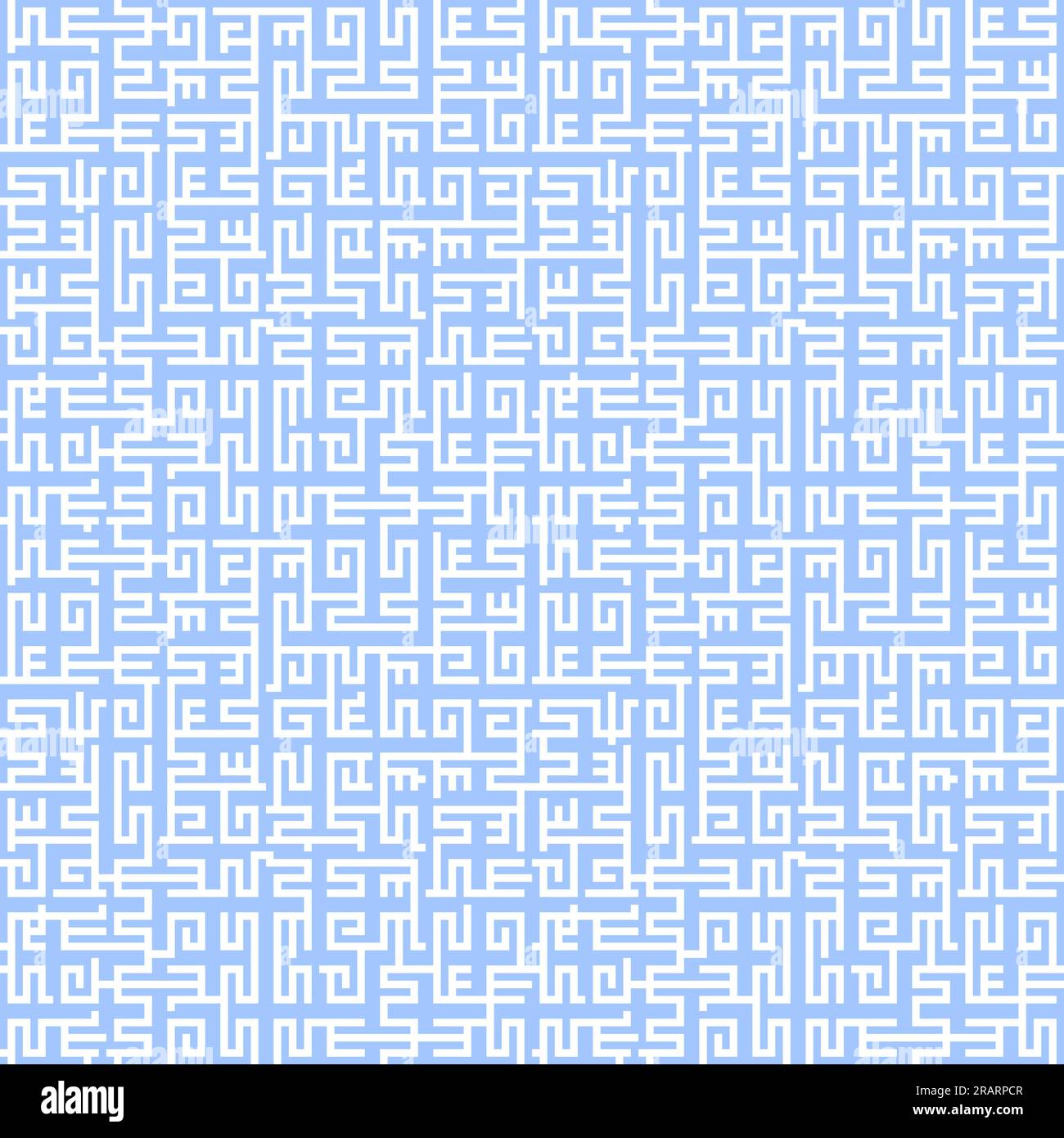 Greek key maze seamless fashion pattern. Ancient Mediterranean style fabric print texture. Stock Vector