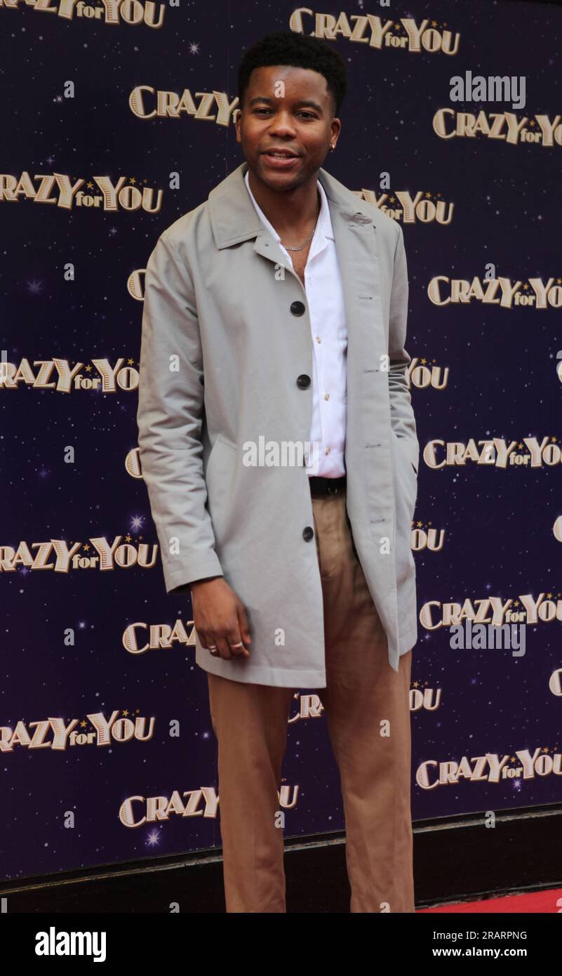 London, UK. Mitchell Zhangazha at the opening night of Crazy For You ...