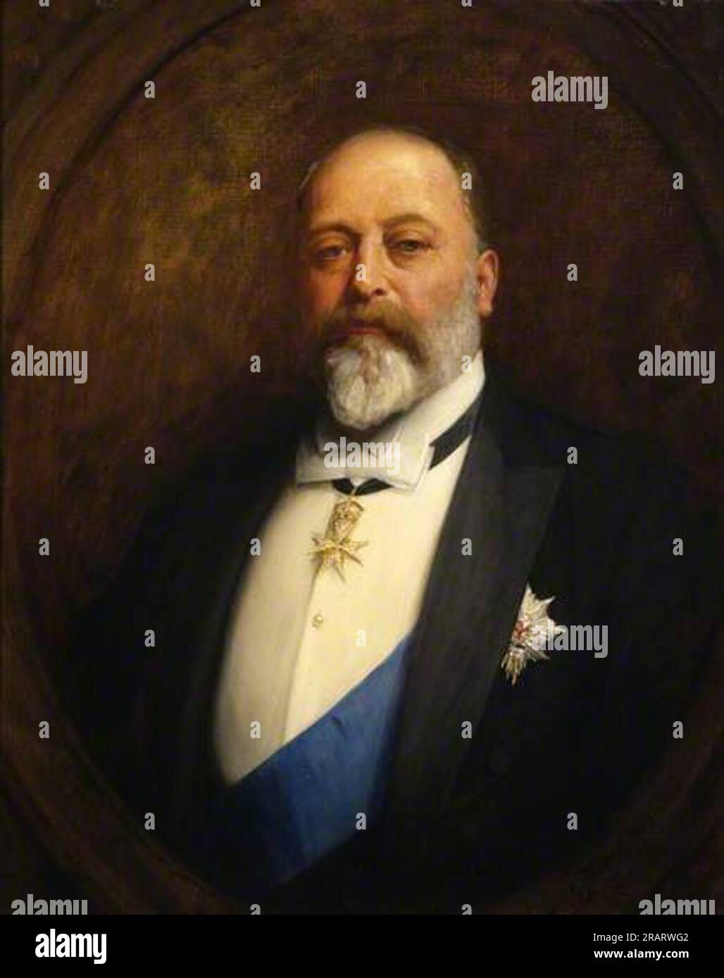 King Edward Vii 1905 by Luke Fildes Stock Photo Alamy