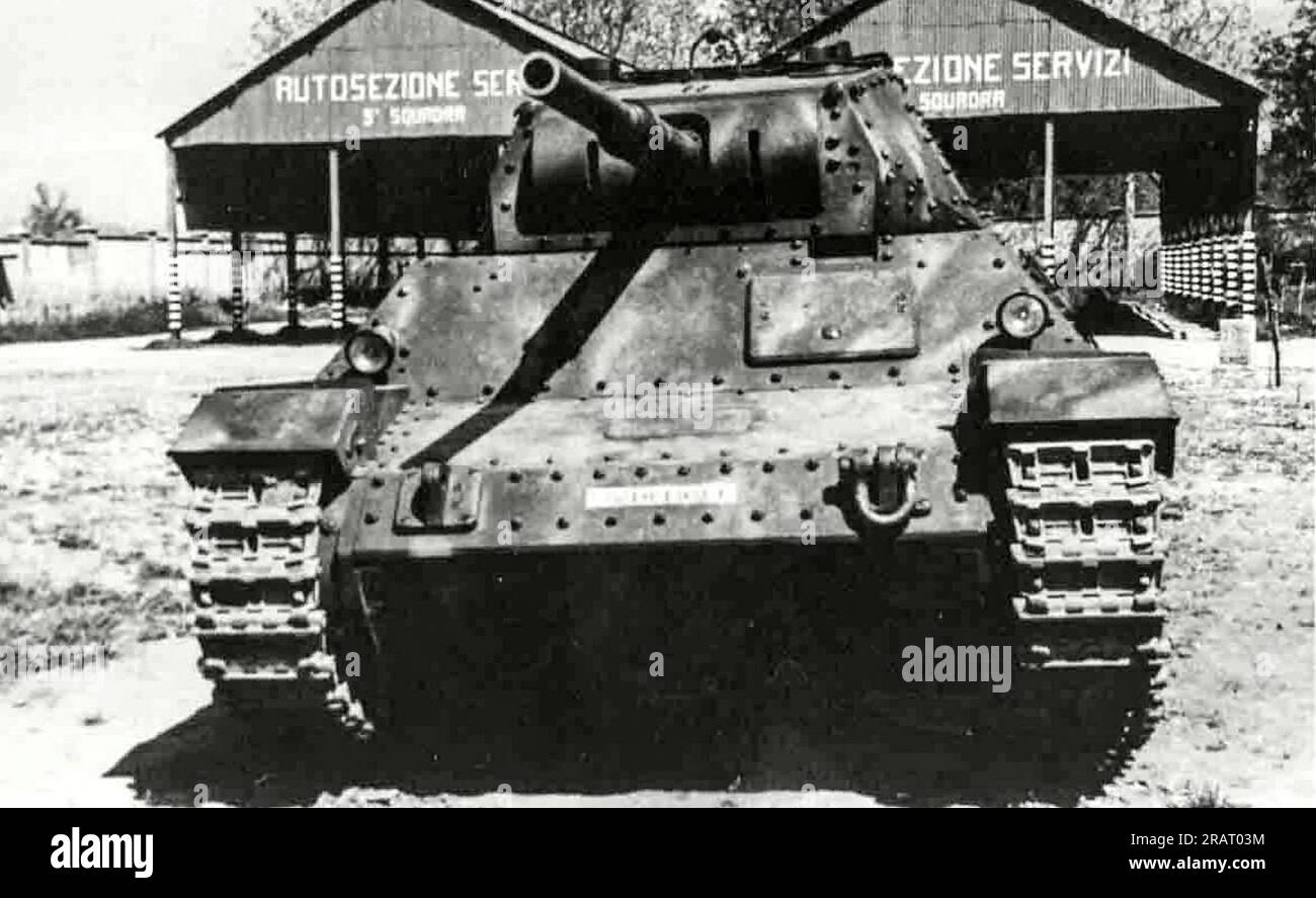 World War II ITALY. Tanks, P40, P40 1945 4. Italian tanks were used