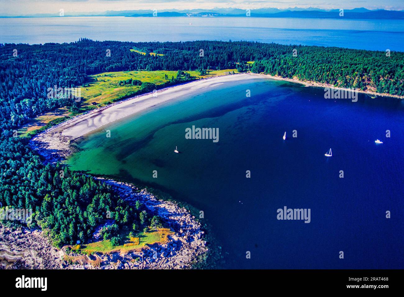 Aerial of hornby island hires stock photography and images Alamy