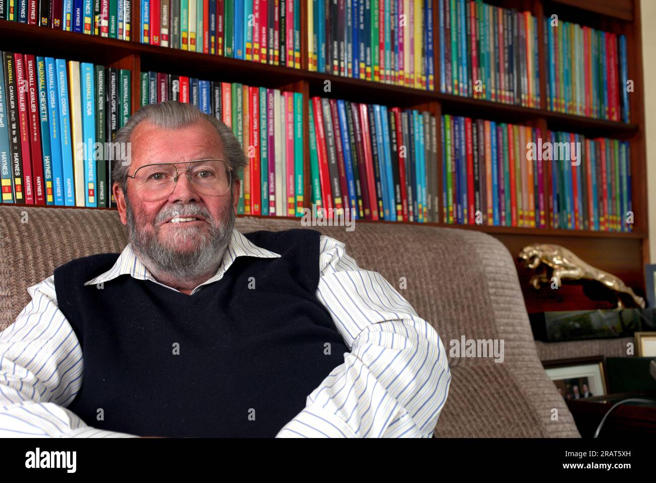 Haynes manual publisher John Haynes Stock Photo