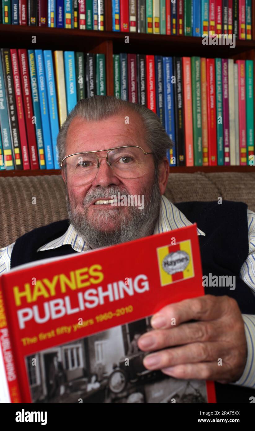 Haynes manual publisher John Haynes Stock Photo