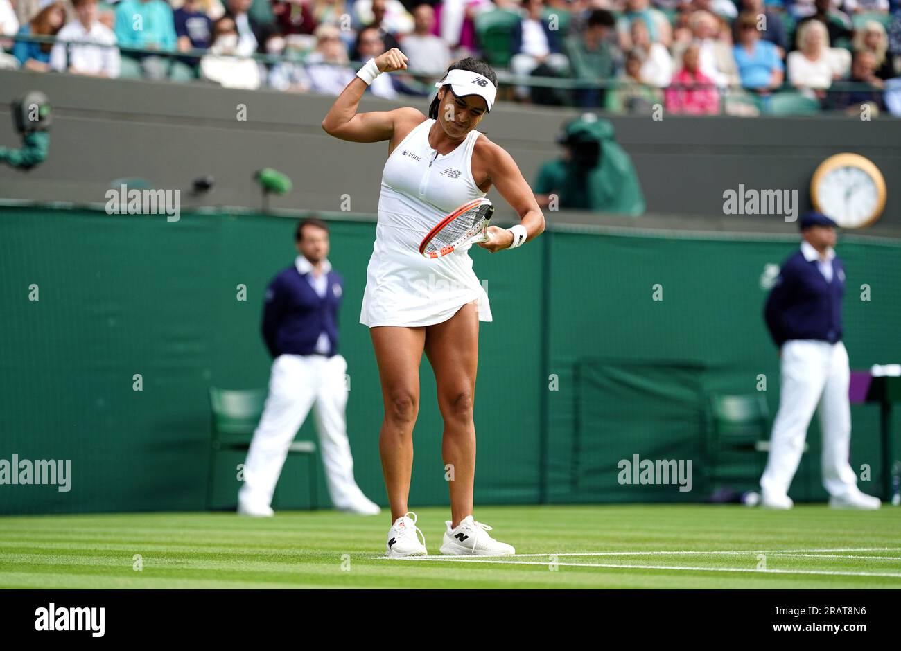 Heather Watson Reacts During Her Match Against Barbora Krejcikova not Heather Watson Reacts During Her Match Against Barbora Krejcikova not