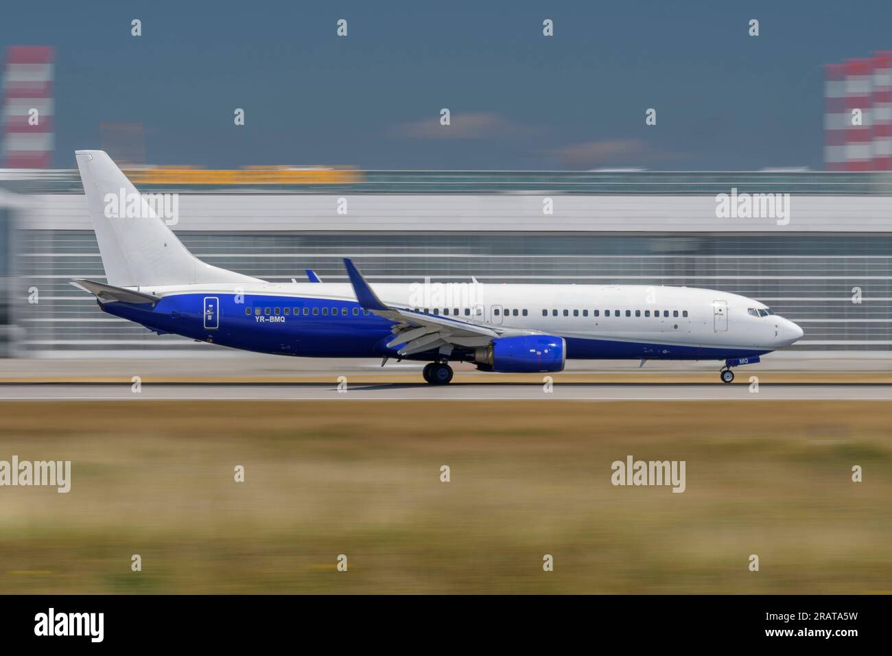 Munich, Germany June 29. 2023 Hello Jets Boeing 7378FH with the