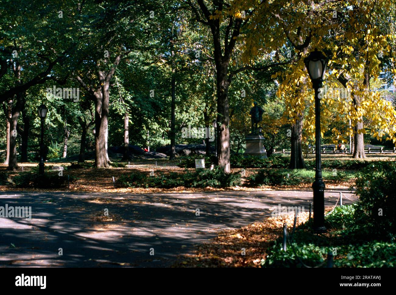 New York USA Shakespeare Statue on the Literary Walk The Mall Central