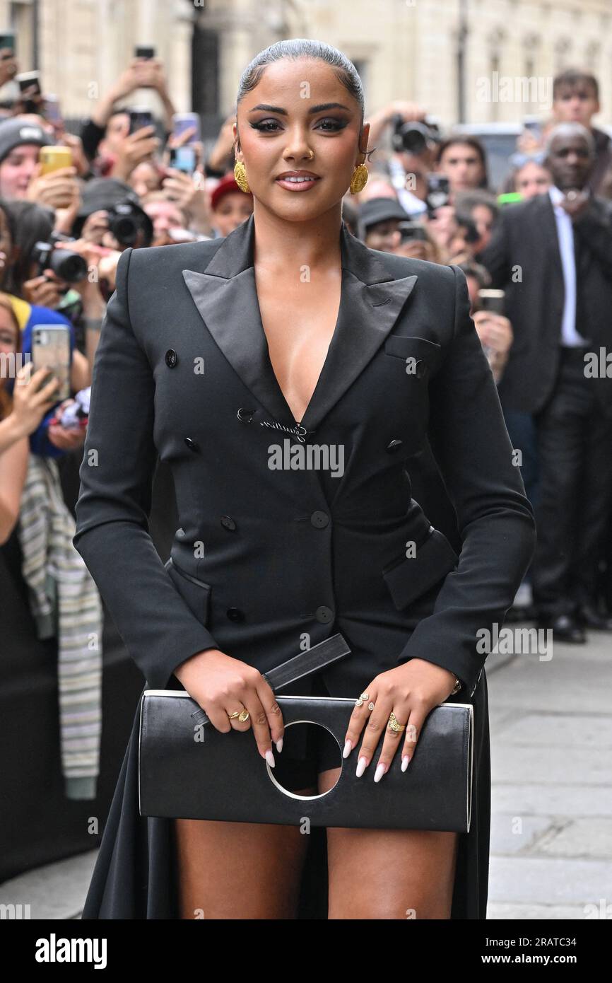 Paris, France. 05th July, 2023. Wejdene at Jean Paul Gaultier show ...