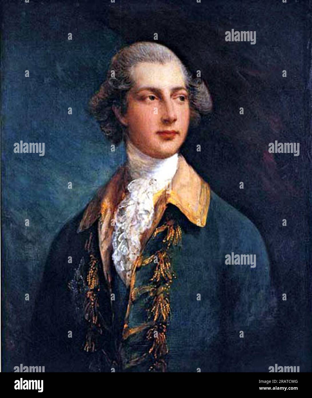 George IV as Prince of Wales 1781 by Thomas Gainsborough Stock Photo ...