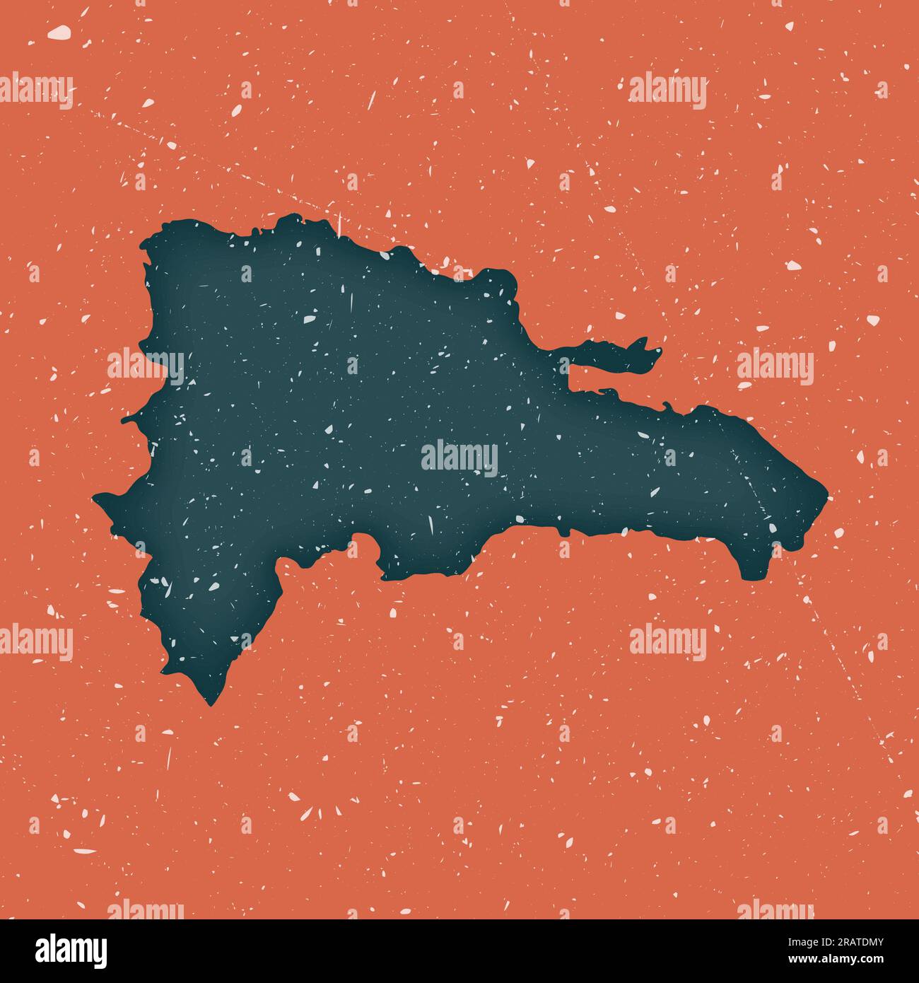 Vintage dominican republic map Stock Vector Images - Alamy