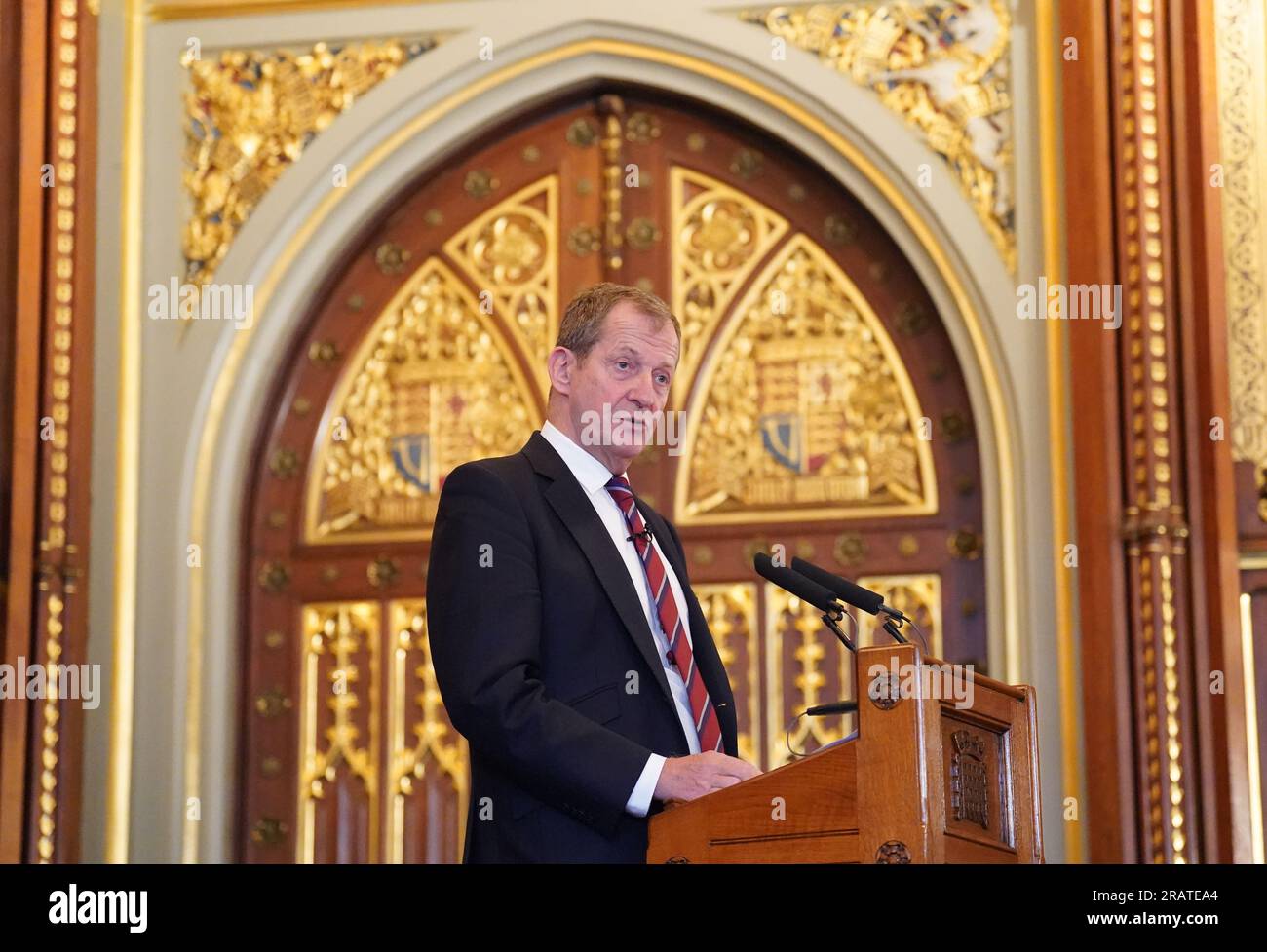 Alastair Campbell, speaks during a mental health event in the Sovereign