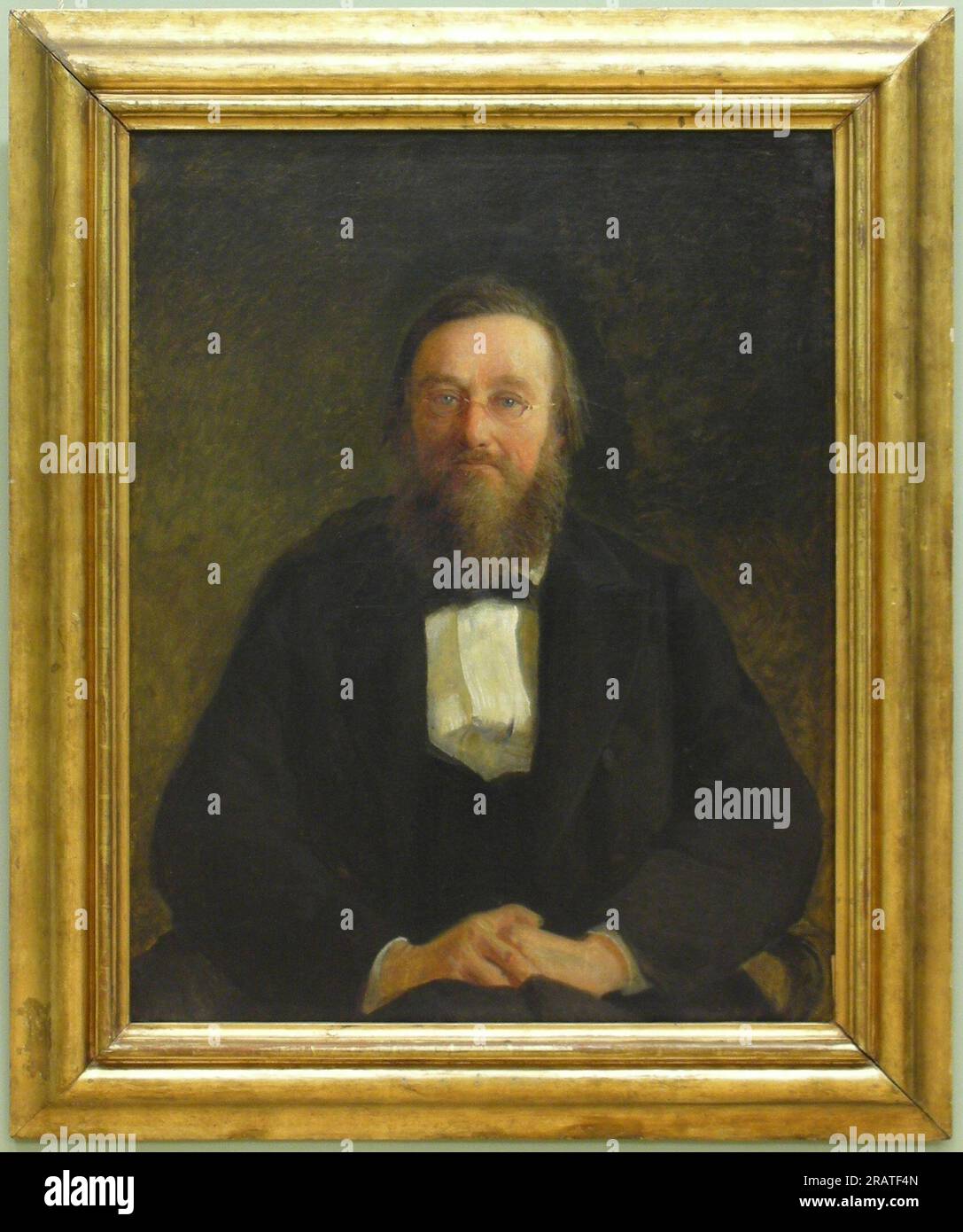 Portrait of Historian M.Kostomarov by Nikolai Ge Stock Photo - Alamy