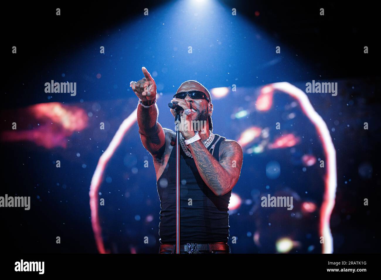Roskilde, Denmark. 30th, June 2023. The Nigerian singer and rapper ...
