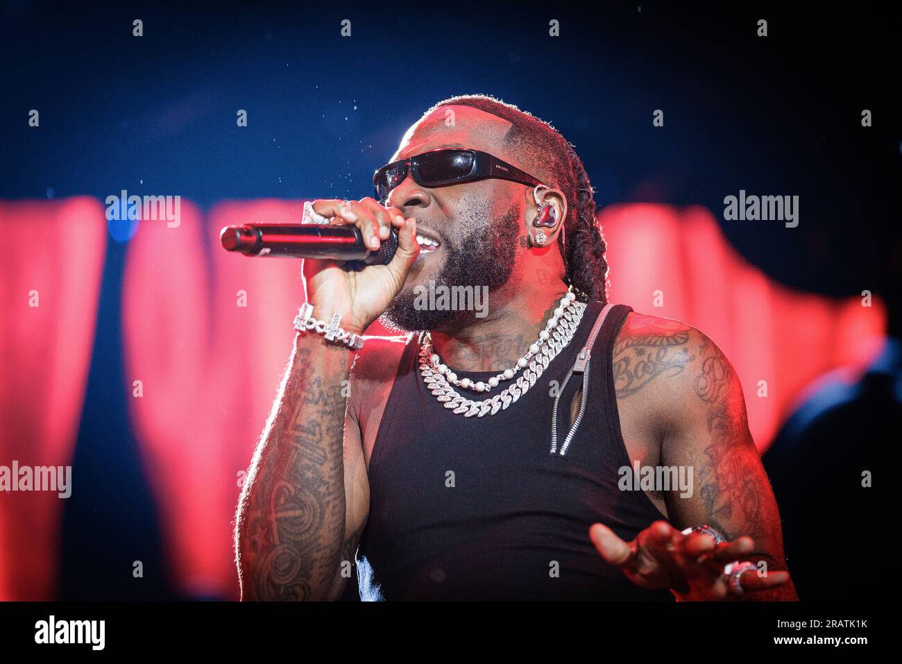 Roskilde, Denmark. 30th, June 2023. The Nigerian singer and rapper ...