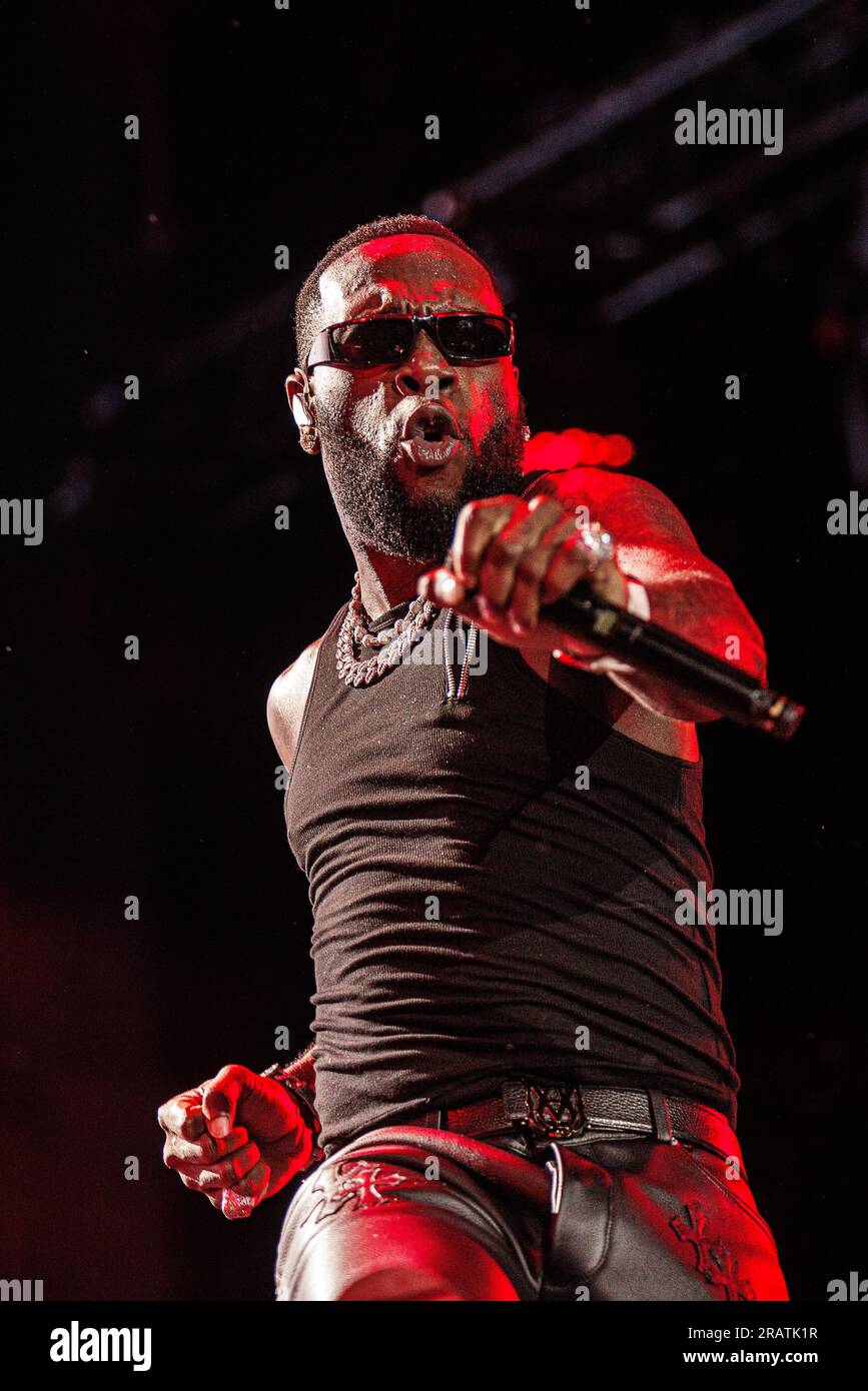 Roskilde, Denmark. 30th, June 2023. The Nigerian singer and rapper ...