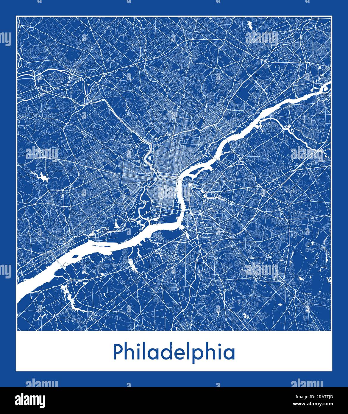 Philadelphia Color Palette Print 