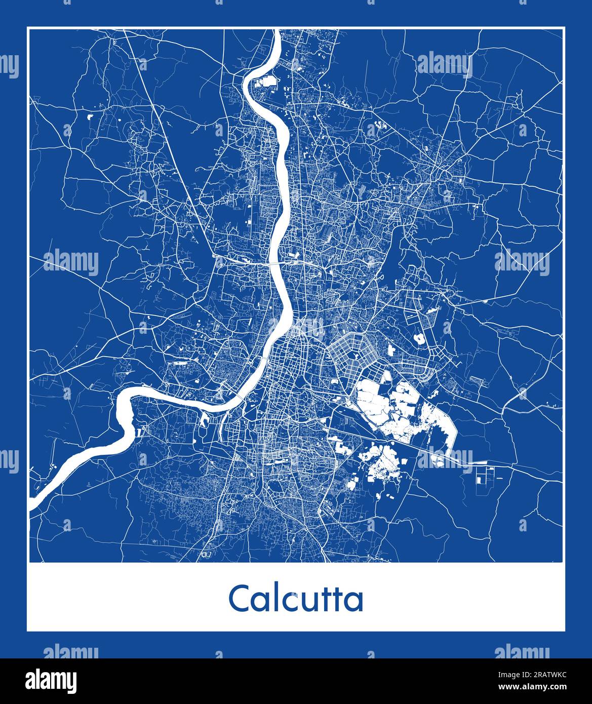 Map of calcutta Stock Vector Images - Alamy