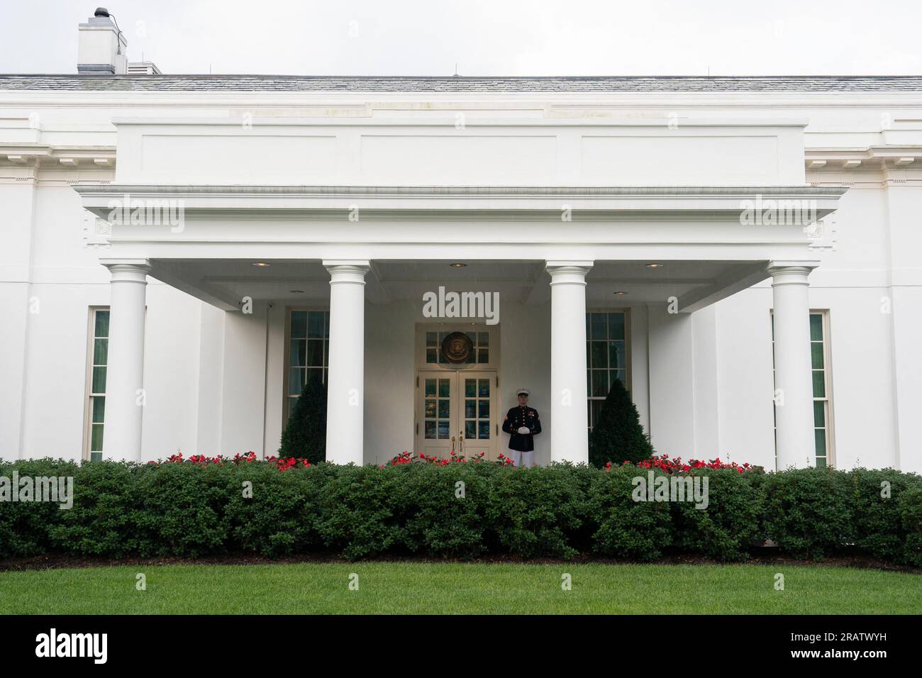 Washington, United States. 05th July, 2023. The West Wing of the White House in Washington, DC, photographed on Wednesday, July 5, 2023.Credit: Chris Kleponis/Pool via CNP Credit: Abaca Press/Alamy Live News Stock Photo