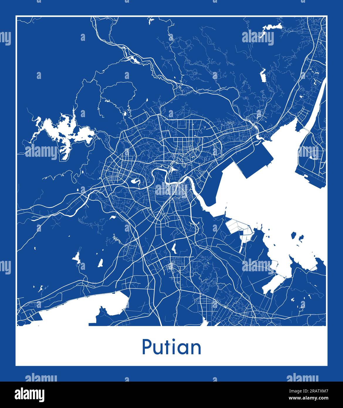 Putian map hi-res stock photography and images - Alamy