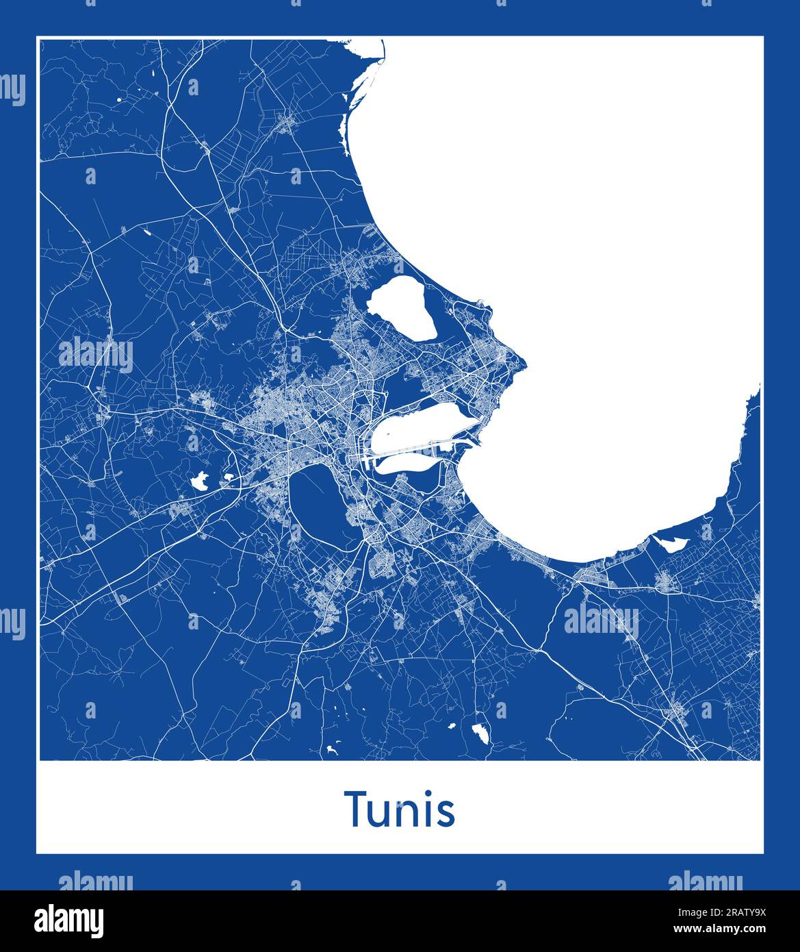 Tunis map Stock Vector Images Alamy