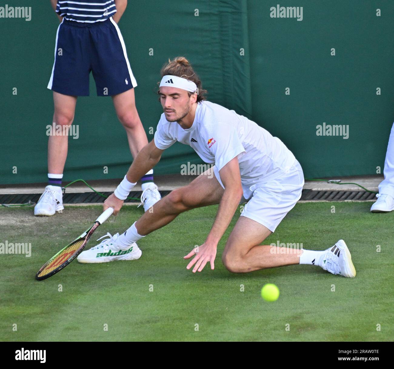 Stefanos tsitsipas wimbledon 2023 hires stock photography and images