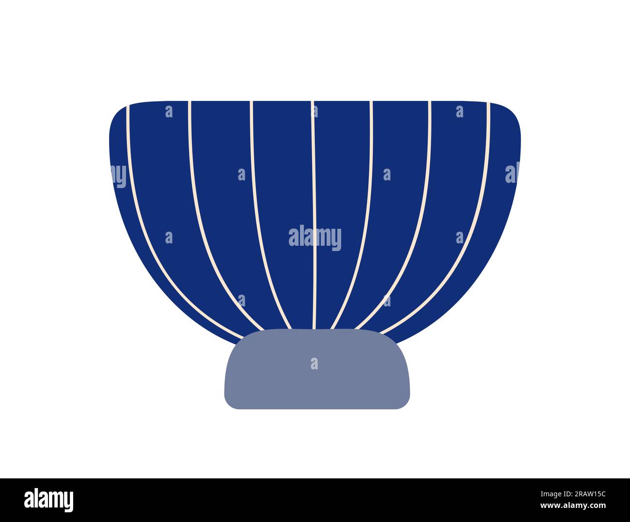 Handmade pottery with blue patterns Stock Vector Image Art Alamy