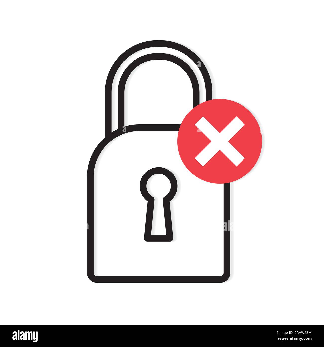 no security sign vector illustration Stock Vector Image & Art Alamy