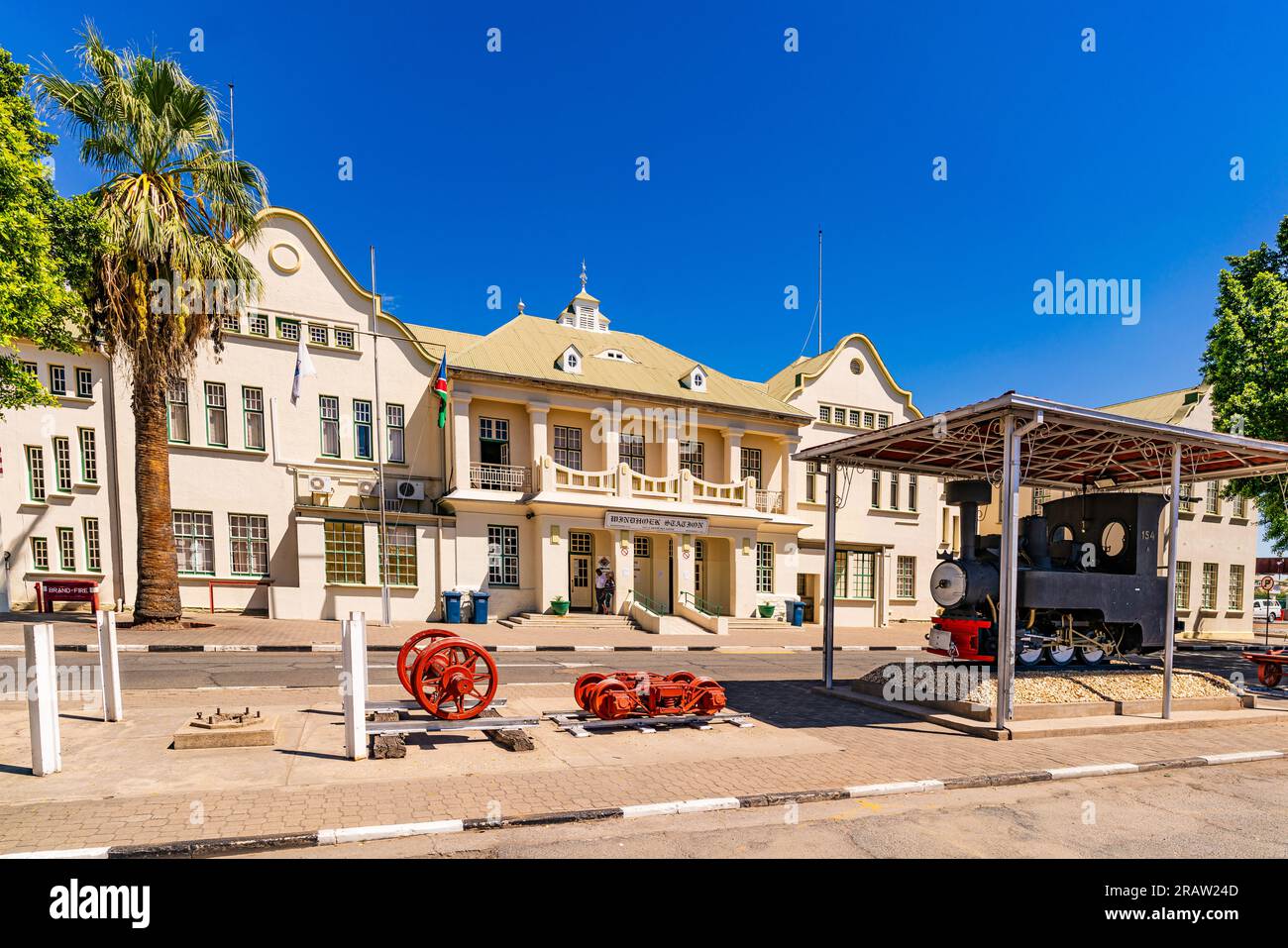 Windhoek main station Stock Photo Alamy