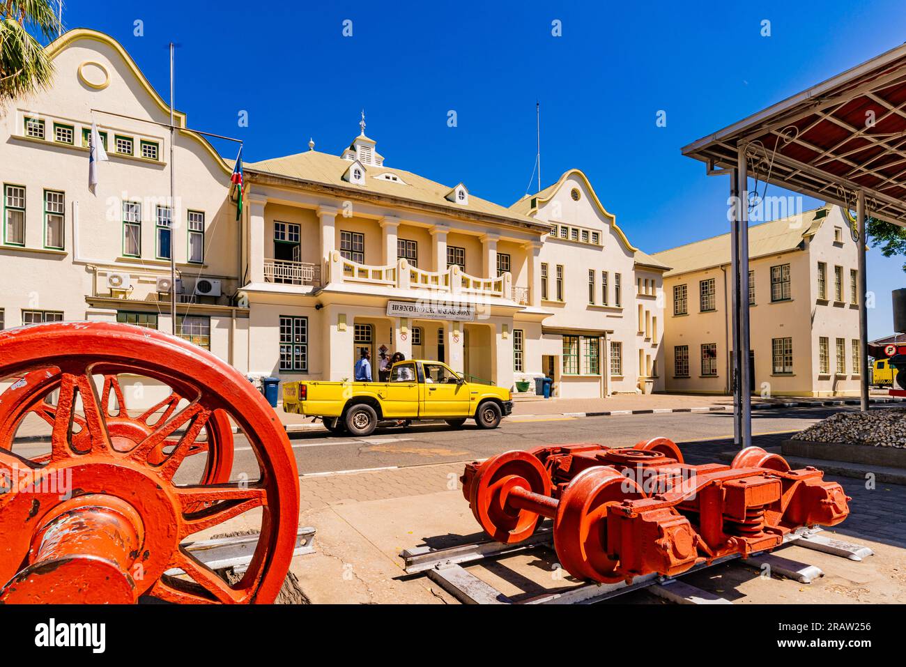 Windhoek main station Stock Photo Alamy