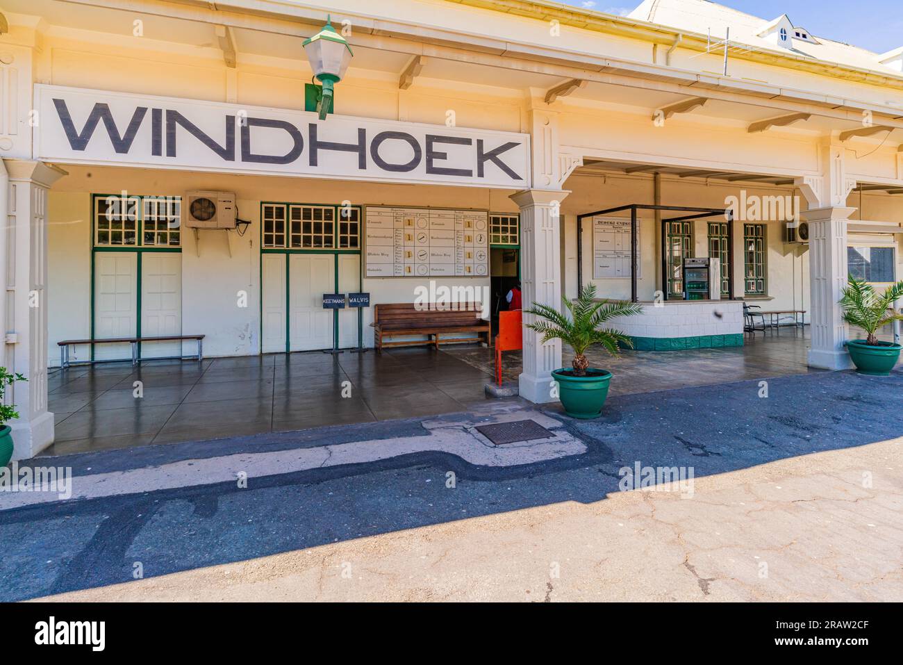 Windhoek main station Stock Photo Alamy