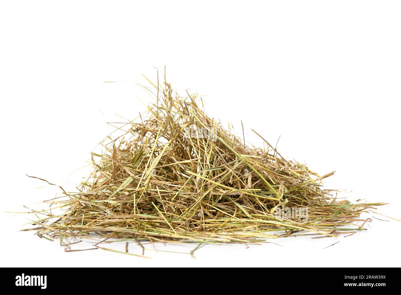 Heap straw on white hi-res stock photography and images - Alamy
