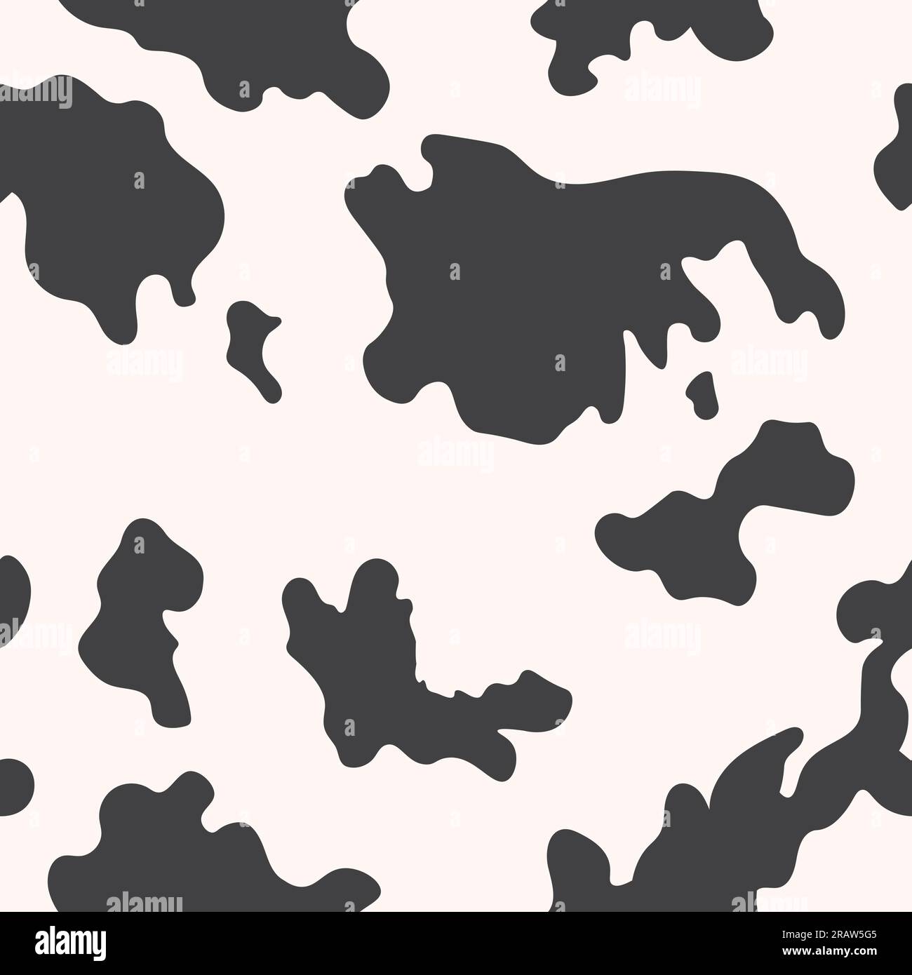 seamless pattern of cow skin, wrapping, textile, wallpaper- vector ...