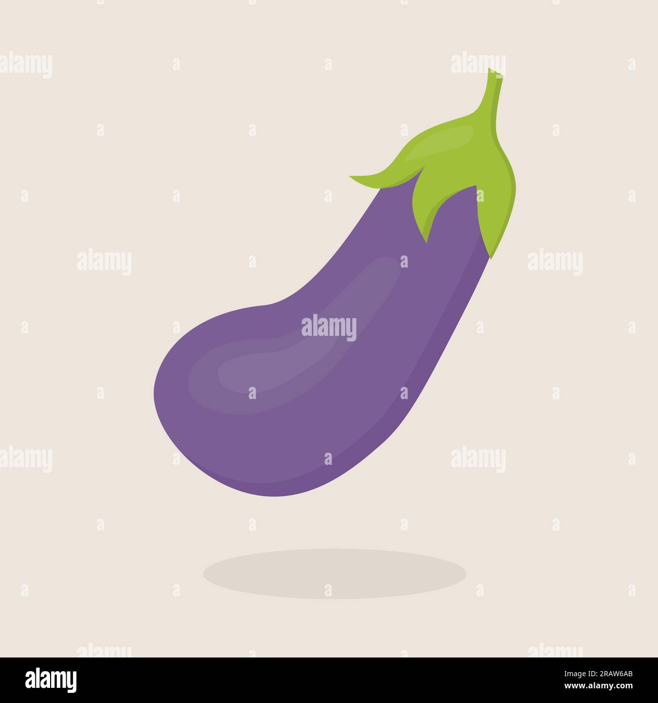 eggplant vegetable icon -vector illustration Stock Vector