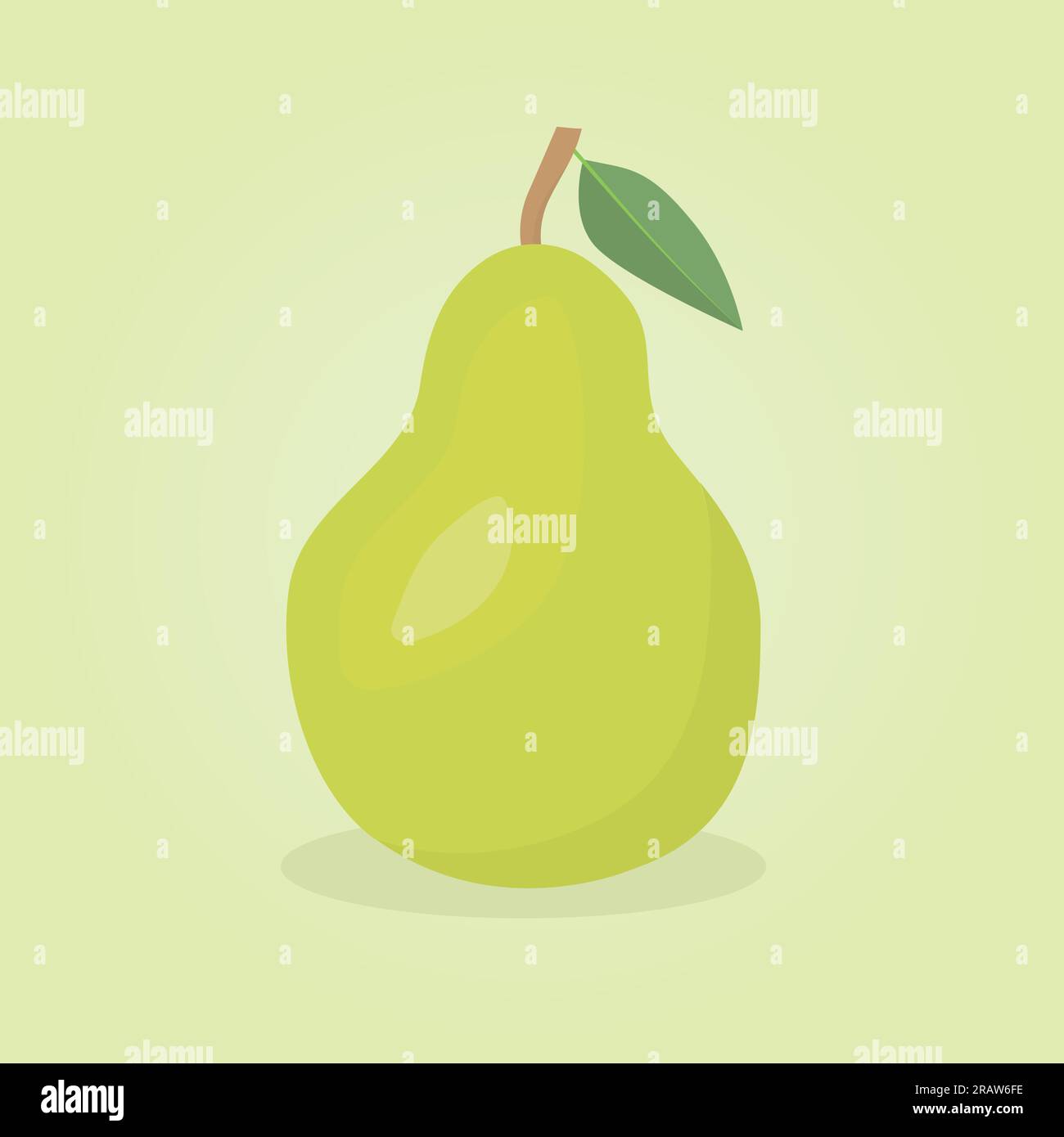 green pear fruit icon -vector illustration Stock Vector Image & Art - Alamy