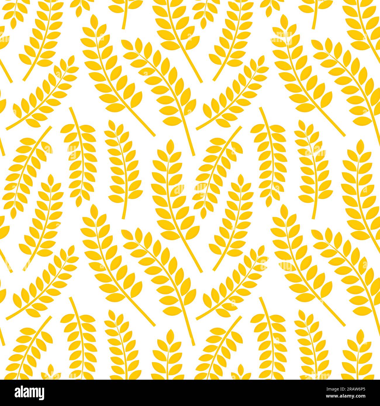seamless pattern of wheat ears -vector illustration Stock Vector