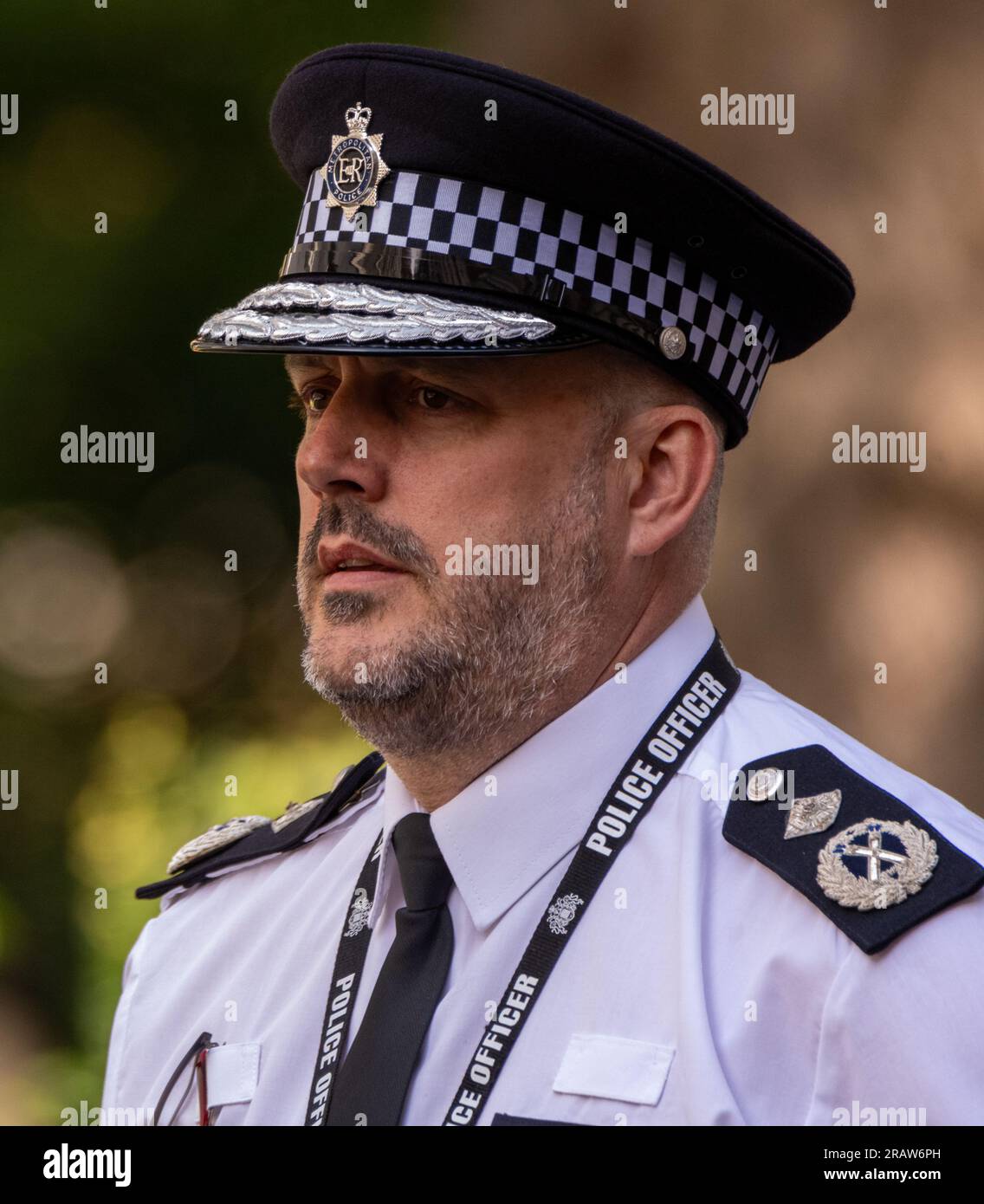 London, UK. 5th July, 2023. Suella Braverman, Home Secretary, met with senior police officers and sports management leaders to discuss the new policing powers at 10 Downing Street London UK Credit: Ian Davidson/Alamy Live News Stock Photo