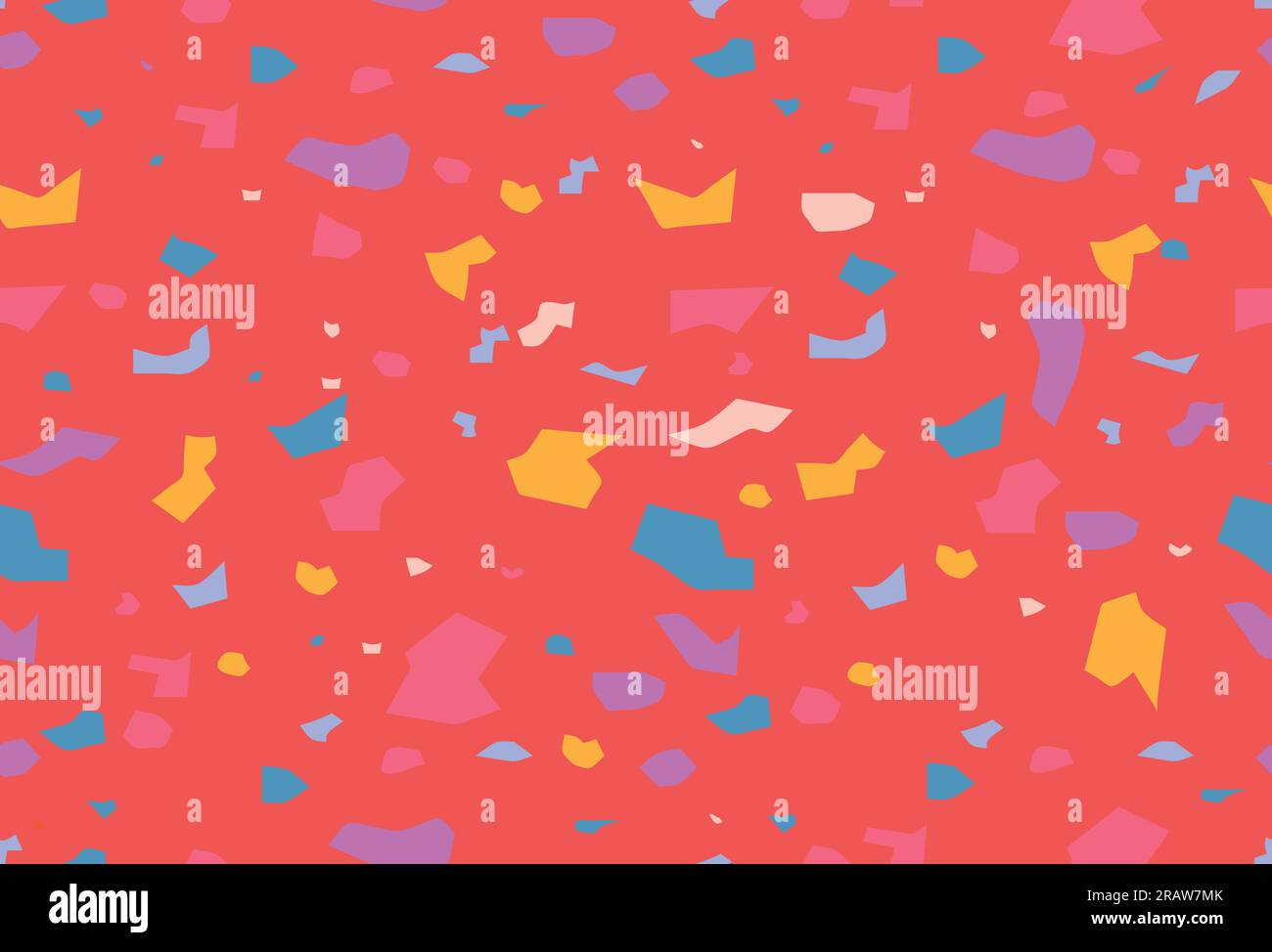 terrazzo seamless pattern - vector illustration Stock Vector