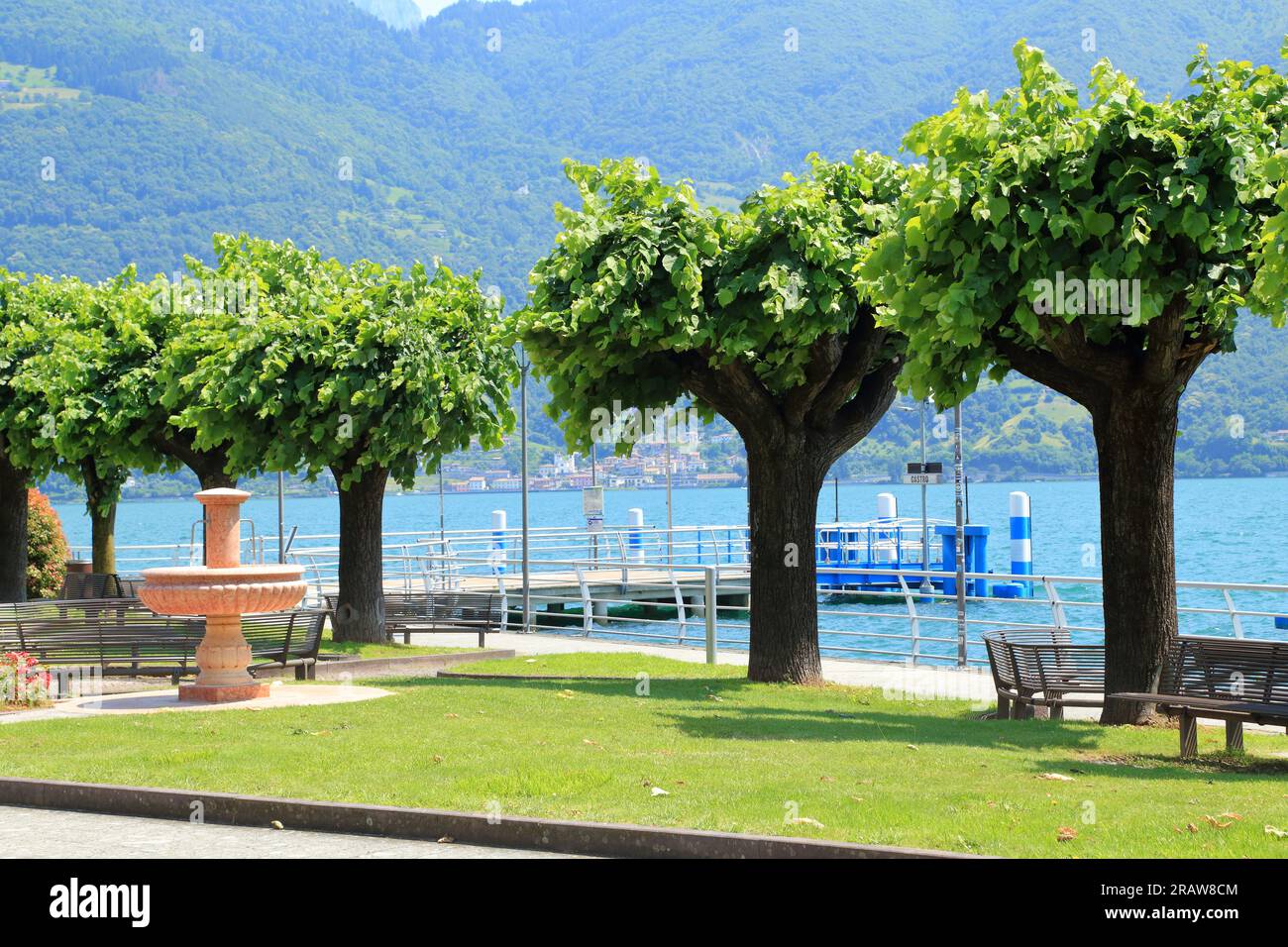 Lake Iseo, Castro town. Lago d'Iseo, Iseosee, Italy Stock Photo