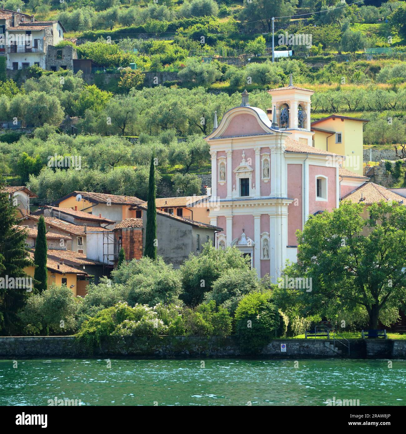 San Giovanni Battista Quando Si Festeggia Parrocchia di San Giovanni Battista church. Lake Iseo, Carzano town