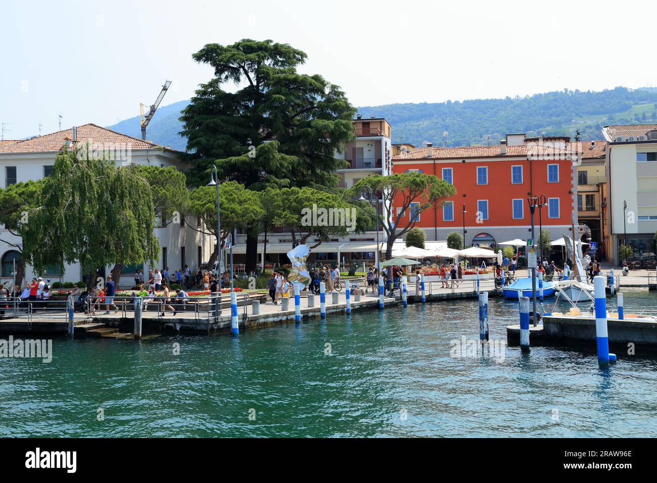 Lake Iseo, Iseo town. Lago d'Iseo, Iseosee, Italy Stock Photo
