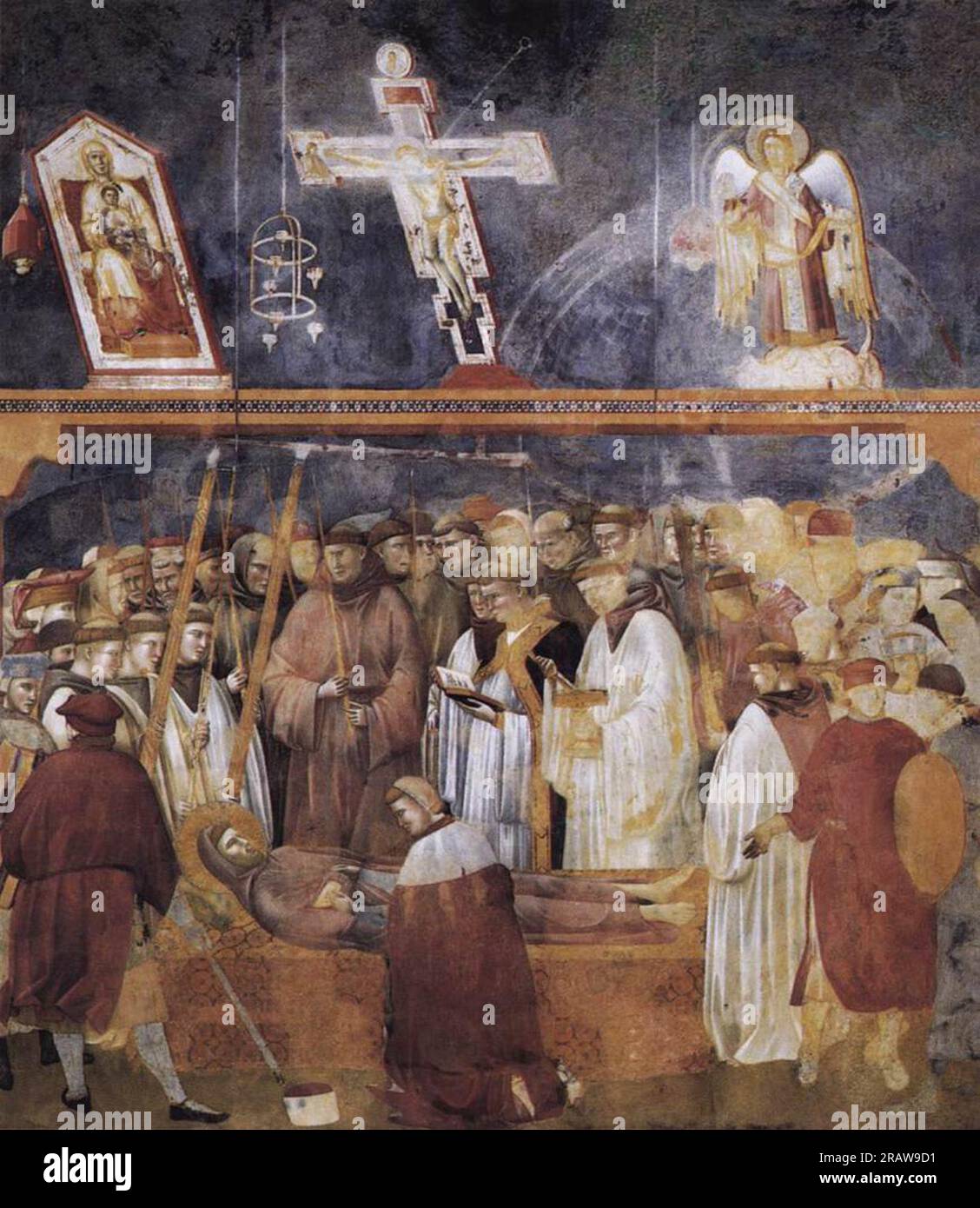 St. Jerome Checking the Stigmata on the Body of St. Francis 1300 by ...
