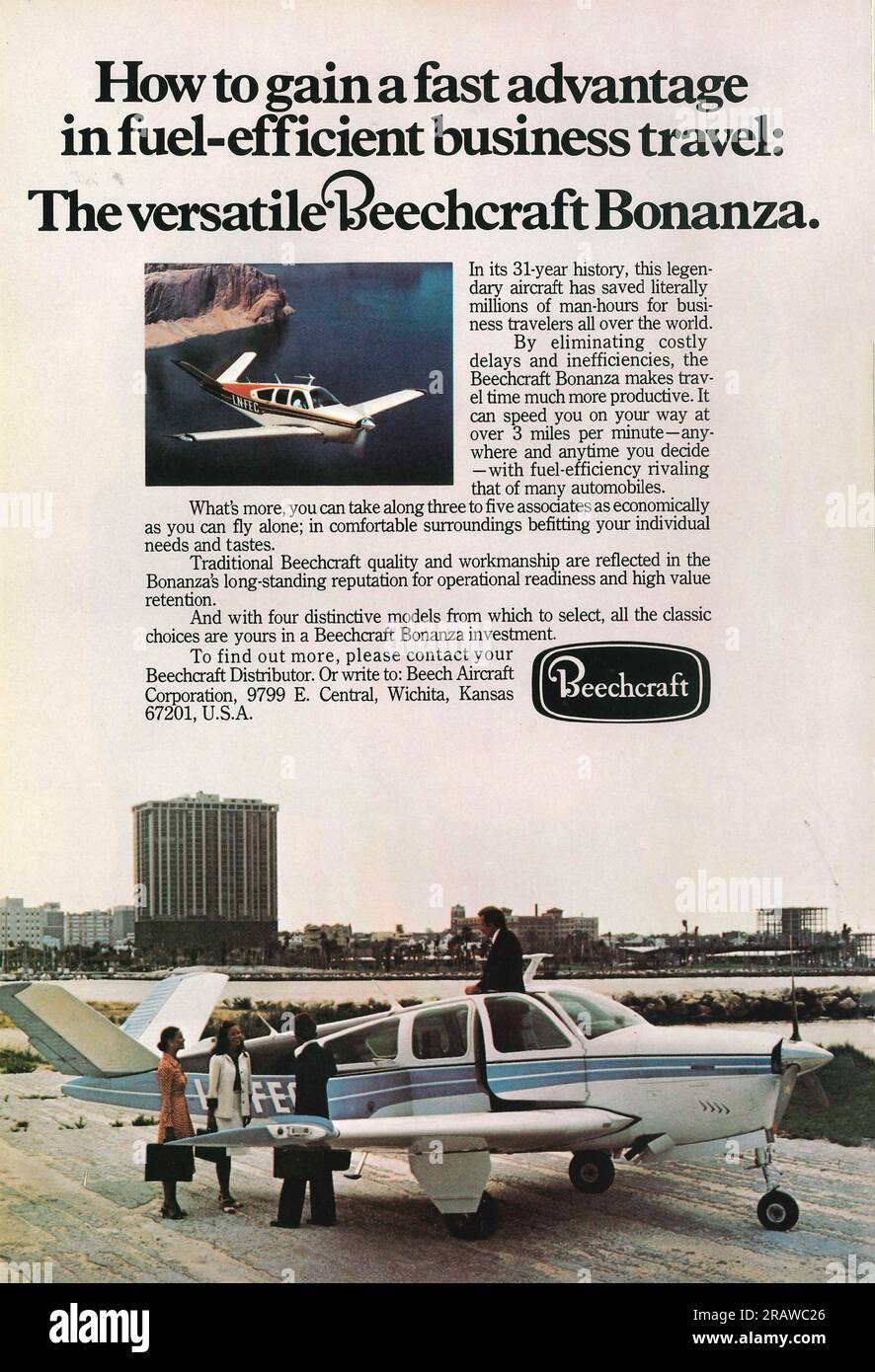 advert in a Natgeo magazine 1979 Stock Photo