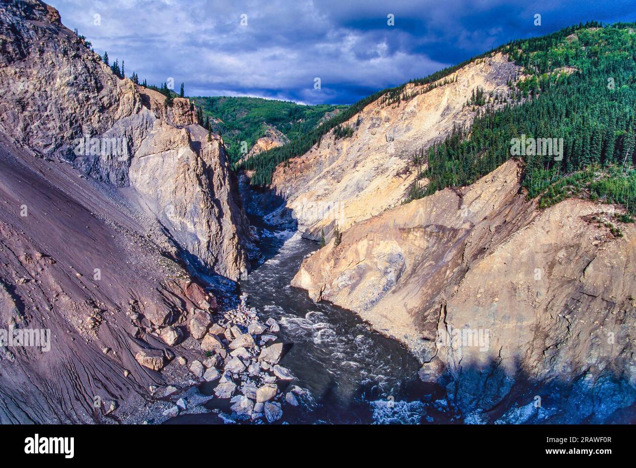 Aerial image of the Stikine Region, BC, Canada Stock Photo