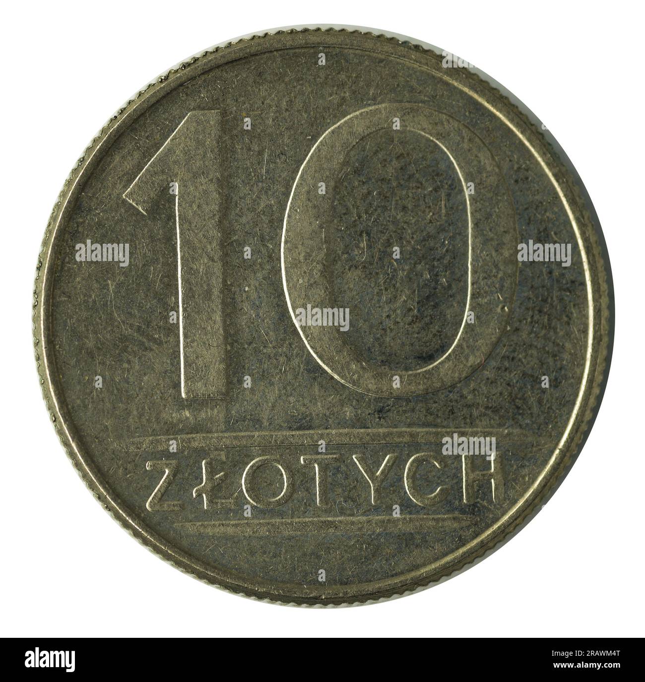 Coin Polish top view close up Stock Photo - Alamy