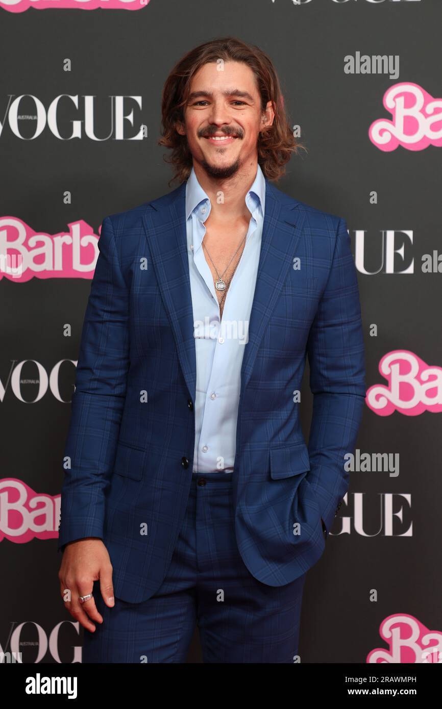 Sydney Australia 30th June 2023 Brenton Thwaites arrives on the pink