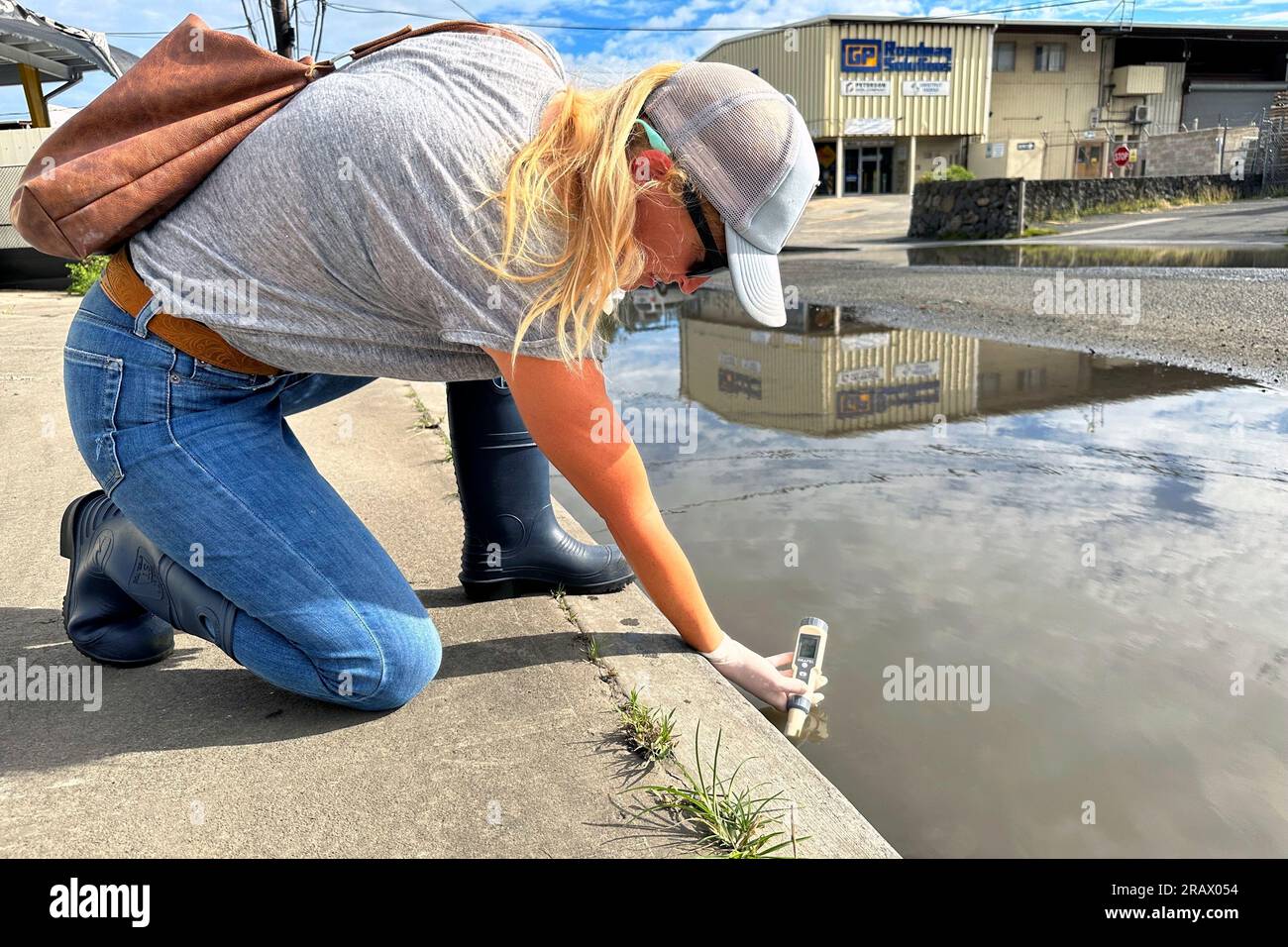 Shellie Habel, coastal geologist at the University of Hawaii Sea Grant