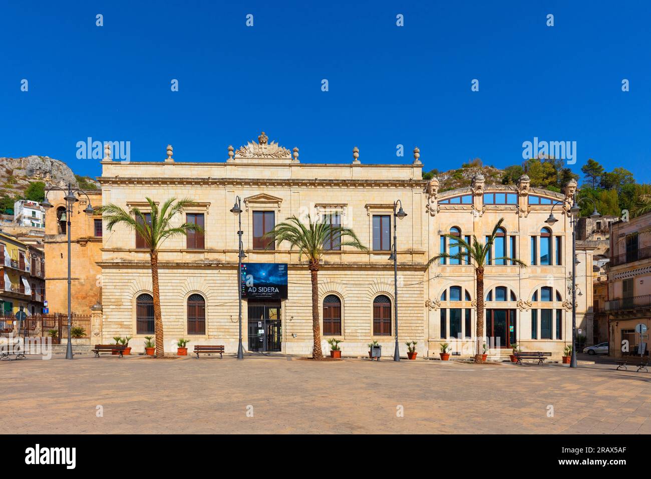 Pietro Floridia Auditorium, Modica, Ragusa, Sicily, Italy Stock Photo