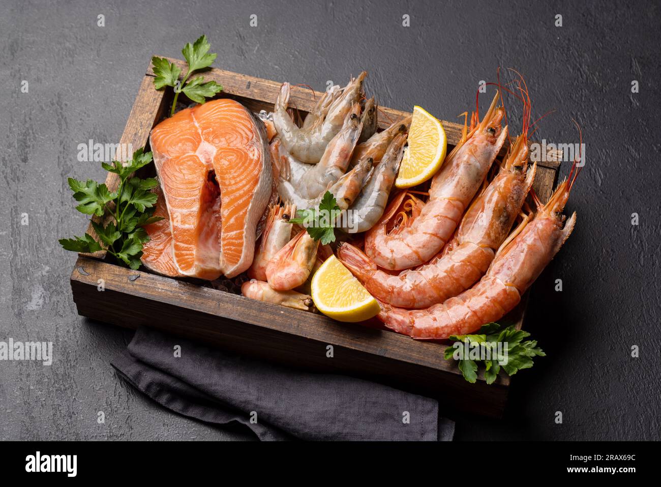 Fine steaks and seafood hi-res stock photography and images - Alamy