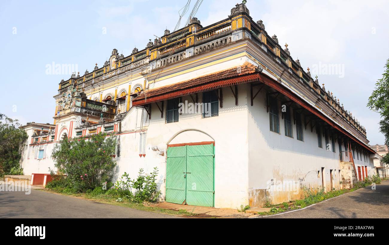 View of Old Haveli in the Village of Kanadukathan, Pudukottai ...