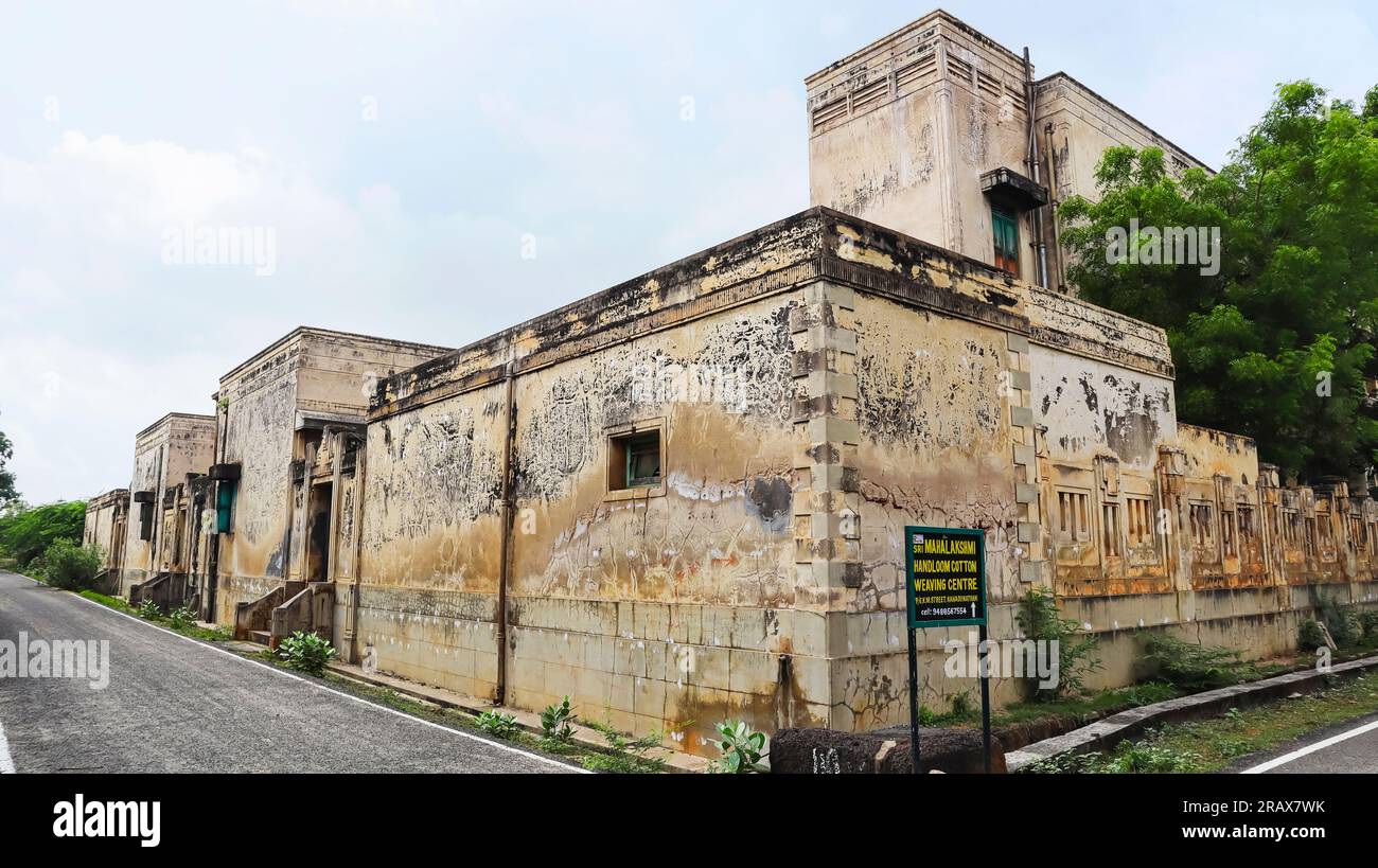 Old Palace of Kanadukathan, Pudukottai, Tamilnadu, India Stock Photo ...